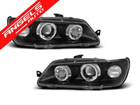 Faruri PEUGEOT 306 02.93-04.97 ANGEL EYES Negru