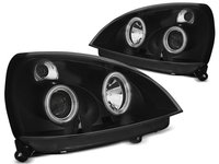 Faruri Renault Clio 2 2001-2005 Angel eyes CCFL Negru