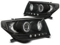 Faruri TOYOTA LAND CRUISER FJ200 07-12 ANGEL EYES NEGRU