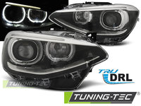 Faruri TRUE DRL BLACK compatibila BMW F20 / 21 11-12.14