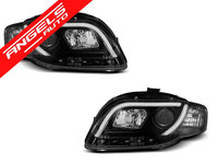 Faruri TUBE LIGHT AUDI A4 B7 2004-2008 Black