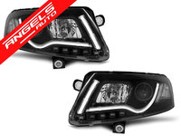 Faruri TUBE LIGHT AUDI A6 4f 2004-2008 Black