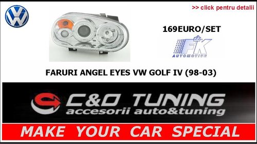 Faruri Vw Golf 4 - Faruri Angel Eyes Vw Golf 