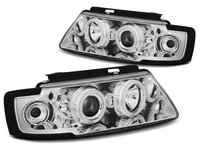 Faruri VW PASSAT B5 3B 1996-2000 Angel eyes CCFL Cromat