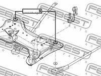 FB400-ER-TTZ/900-BANR Bucsa punte spate Nissan Primastar,Renault Trafic,Opel Vivaro