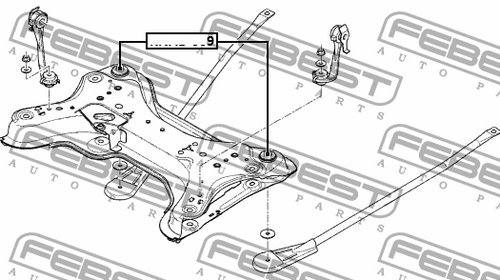 FB400-ER-TTZ/900-BANR Bucsa punte spate Nissa