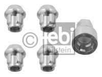 Febi set piulite antifurt rotii m 12 x1,5 pt bmw,ford,toyota,opel