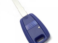 Fiat Carcasa Cheie 1 Buton Albastru Cu Pregatire Pentru Chip Tpx Lung CC127