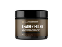 Filler pentru crapaturi de piele de culoare neagra LEATHER EXPERT Leather Filler Black 25ml