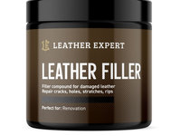 Filler pentru crapaturi de piele de culoare neagra LEATHER EXPERT Leather Filler Black 250ml