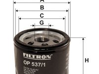 Filtron filtru ulei pt alfa romeo mot benzina