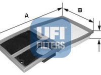 Filtru aer 30 342 00 UFI pentru Vw Polo Seat Ibiza Vw Vento Skoda Praktik Skoda Roomster Vw Golf Vw Rabbit Vw Caddy Skoda Laura Skoda Octavia Skoda Fabia Seat Cordoba Vw Bora Seat Altea Seat Leon Vw Jetta Skoda Rapid Seat Toledo