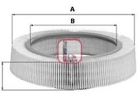 Filtru aer AUDI 500 (43, C2), AUDI 100 Avant (43, C2), AUDI 100 cupe (C1) - SOFIMA S 8460 A