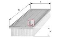 Filtru aer AUDI 90 (8C, B4), AUDI 80 Avant (8C, B4), AUDI 100 limuzina (4A, C4) - SOFIMA S 0946 A