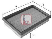 Filtru aer AUDI A3 (8V1), AUDI A3 Sportback (8VA), VW GOLF VII (5G1, BE1) - SOFIMA S 3532 A