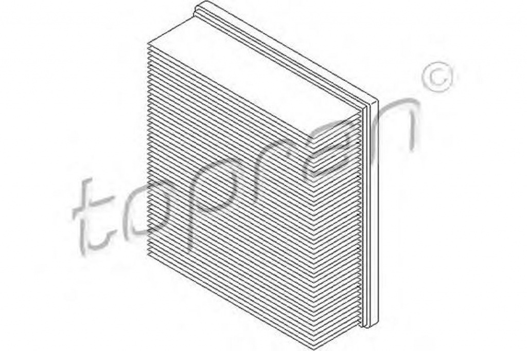 Filtru aer AUDI A4 8D2 B5 TOPRAN 109047