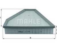 Filtru aer BMW 1 (E87) (2003 - 2013) MAHLE ORIGINAL LX 1478