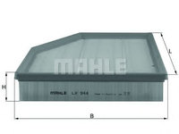 Filtru aer BMW Seria 6 Cabriolet (E64) (2004 - 2010) MAHLE ORIGINAL LX 944