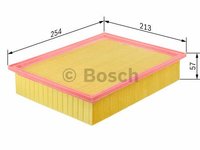 Filtru aer bosch bmw e34, e38, e53, skoda superb
