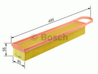 Filtru aer CITROËN C3 II (2009 - 2020) BOSCH F 026 400 050