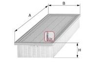 Filtru aer CITROËN XANTIA Estate (X2) (1998 - 2003) SOFIMA S 3021 A