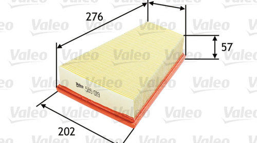 Filtru aer CITROEN BERLINGO caroserie M VALEO