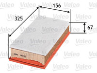 Filtru aer CITROEN EVASION 22 U6 VALEO 585052 PieseDeTop