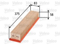 Filtru aer DACIA DUSTER VALEO 585003