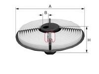 Filtru aer DAIHATSU SPORTRAK (F300), DAIHATSU SPORTRAK (F300) - SOFIMA S 7197 A