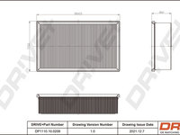 Filtru aer (DP1110100208 DRIVE) AUDI,CUPRA,FORD,SEAT,SKODA,VW