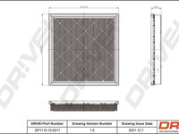 Filtru aer (DP1110100211 DRIVE) CHEVROLET,OPEL,VAUXHALL