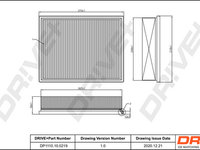 Filtru aer (DP1110100219 DRIVE) VW