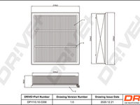 Filtru aer (DP1110100356 DRIVE) INFINITI,MERCEDES-BENZ