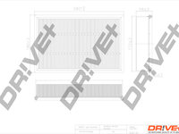 Filtru aer (DP1110100592 DRIVE) NISSAN