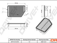 Filtru aer Dr!ve+ DP1110.10.0181