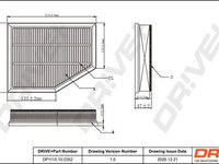 Filtru aer Dr!ve+ DP1110.10.0352