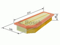 Filtru aer F 026 400 134 BOSCH pentru Mercedes-benz C-class Mercedes-benz Slk Mercedes-benz E-class