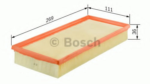 Filtru aer F 026 400 144 BOSCH pentru Smart F