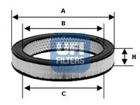 Filtru aer FORD FIESTA (GFBT) - UFI 27.946.00