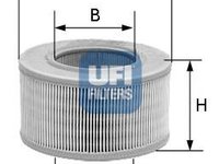 Filtru aer FORD GRANADA (GGTL, GGFL), FORD CAPRI (ECJ), FORD CAPRI Mk II (GECP) - UFI 27.752.00