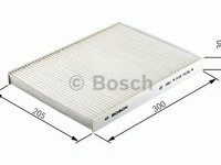 Filtru, aer habitaclu AUDI A4 (8E2, B6) (2000 - 2004) BOSCH 1 987 432 371