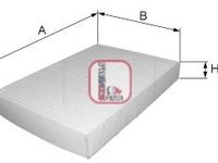 Filtru, aer habitaclu AUDI A4 limuzina (8D2, B5), AUDI A6 limuzina (4B2, C5), AUDI A6 Avant (4B5, C5) - SOFIMA S 3032 C