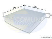 Filtru, aer habitaclu CITROEN C-CROSSER ENTERPRISE (2009 - 2016) COMLINE EKF264 piesa NOUA