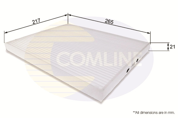 Filtru aer habitaclu Comline VAUXHALL CORSAVAN Mk IV (E) Caseta/ Hatchback (X15) 2014-2019 - EKF137