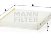 Filtru, aer habitaclu (CU16001 MANN-FILTER) DAIHATSU