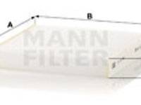 Filtru, aer habitaclu (CU20006 MANN-FILTER) ABARTH,CHRYSLER,FIAT,LANCIA