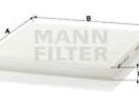 Filtru, aer habitaclu (CU22010 MANN-FILTER) HOLDEN,ISUZU