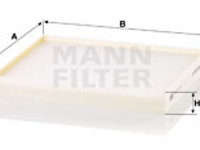 Filtru, aer habitaclu (CU24017 MANN-FILTER) KIA,TOYOTA