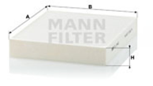 Filtru, aer habitaclu (CU2442 MANN-FILTER) BU