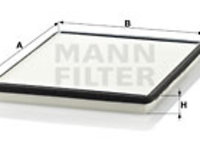 Filtru, aer habitaclu (CU2530 MANN-FILTER) FORD,FORD AUSTRALIA,NISSAN